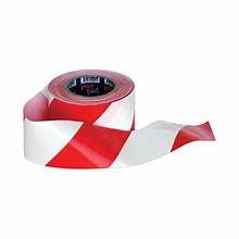 TAPE PRINTED BARRIER 75x500 RED / WHITE