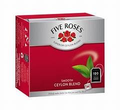 TEA FIVE ROSES TAGLESS 100'S