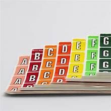 TIDY FILE ALHPA ASST LABELS