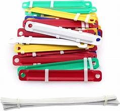 TRANSLUCENT PLASTIC FILE FASTNERS (10'S)