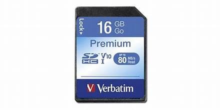 VERBATIM 16GB SD CARD