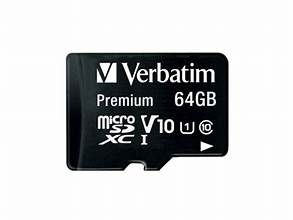 VERBATIM MICRO SD CARD CLASS 10 64GIG