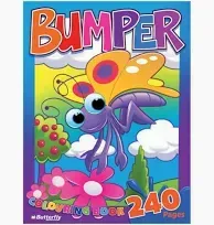 COLOURING ACTIV BOOK SUPER JUMBO 240PG