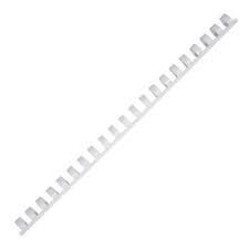 COMB BINDING ELEMENTS 8MM WHITE
