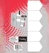 CROXLEY A4 DIVIDER 5 TAB WHITE