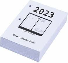 DESK CALENDER REFILL NO17