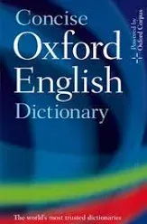 DICTIONARY OXFORD ENGLISH CONCISE