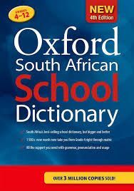 DICTIONARY OXFORD SA SCHOOL ENGLISH 4TH ED