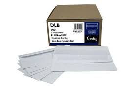 DLB WHITE S/S ENVELOPES L