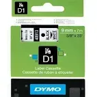DYMO TAPE 9MM BLACK
