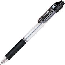 E-BALL BALLPOINT RETRACTABLE 0.7 BLACK