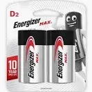 ENERGISER BATTERY D SIZE PACK OF 2