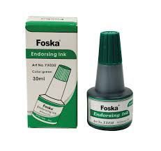 ENDORSING INK GREEN