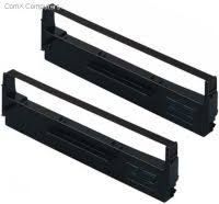 EPSON S015614 DUAL PACK BLACK RIBBON FOR LX300+ 300II