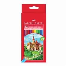 FABER CASTELL PENCIL CRAYONS 12'S