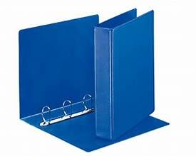 FILE 2D 40MM PRESENTATION BINDER BLUE
