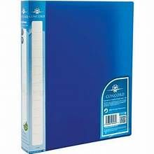 FILES A4 2D-RING PP BINDER BLUE