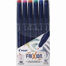 FRIXION FINELINER WALLET 6 ASSTD