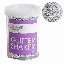 GLITTER POWDER SHAKER SILVER