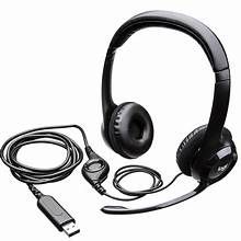 HEADSET WITH MIC USB CONNECTION