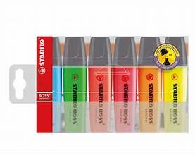 HIGHLIGHTER WALLET OF 6