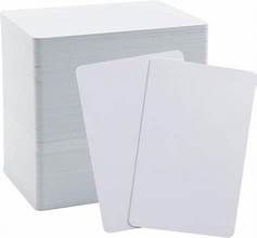 ID CARDS PVC WHITE PACK 100