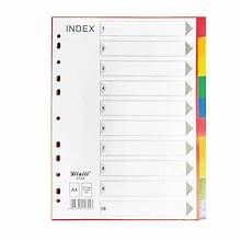 INDEX 10-VIEW R/B DIVIDERS BRIGHT