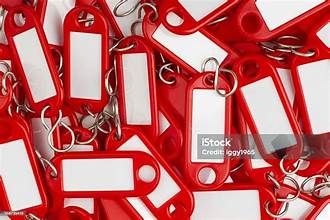 KEY RINGS RED