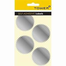 LABEL NOTORIAL SEAL 60MM SILVER