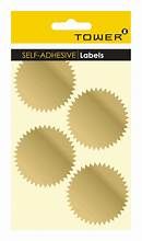 LABEL NOTORIAL SEAL 60MM GOLD