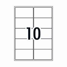 LABELS 10UP LASER LABELS 99X57 L7173
