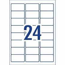 LABELS 24UP LASER LABEL 64X33,9 L7159