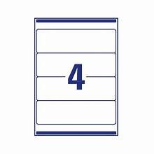 LABELS 4UP L/A 60X200 LASER LABEL L7171