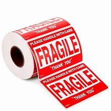 LABELS **FRAGILE** 100X50 ROLL FORM