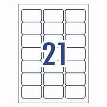 LASER LABEL 21UP 63.5X38.1MM L7160
