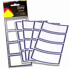 MARLIN COLOUR BLUE BORDER LABELS 24'S
