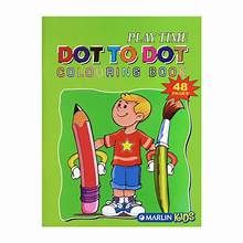 MARLIN KIDS PLAYTIME DOT TO DOT COLOURING BOOK 48PG