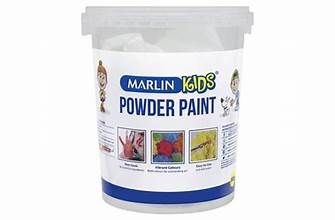 MARLIN KIDS POWDER PAINT 500G BUCKET BROWN