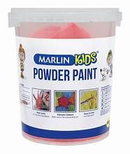 MARLIN KIDS POWDER PAINT 500G BUCKET RED