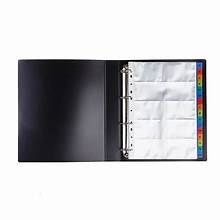 MEECO A4 BUSINESS CARD HOLDER REFILL