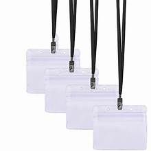 NAME BADGE HOLDER WITH CLIP (50)
