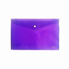 NEXX PP BUTTON ENVELOPE A4 PURPLE