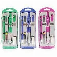NEXX SCHOLAR COMPASS SET 6PCE ASSRT COL