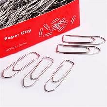 PAPER CLIPS NICKLE 28MM BOAT SHAPED
