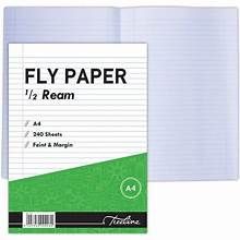 PAPER RULED PAPER/FLYPAPER 240 SHEETS PER REAM