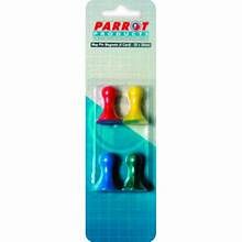 PARROT MAGNETIC MAP PINS 4 ASSRT COLOURS