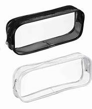PENCIL CASE ECONO CLEAR 22CM