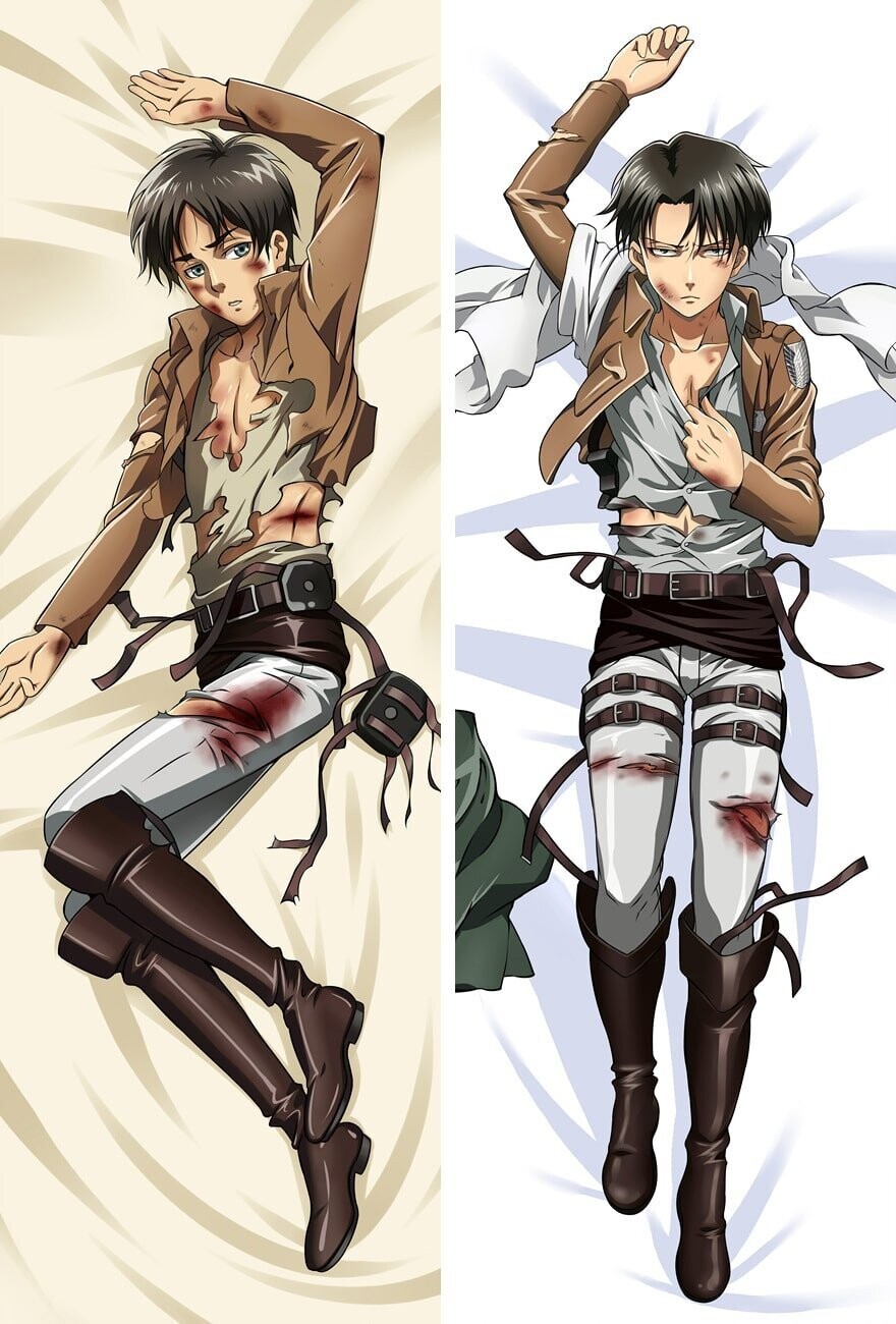 Attack on Titan- Eren Yeager Levi Ackerman Dakimakura Attack On Titan- Eren Yeager Levi Ackerman Dakimakura