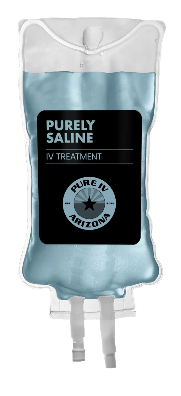 purely saline iv treatment