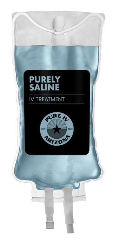 purely saline iv treatment